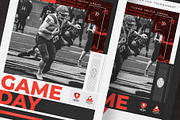 Football matchday sports flyer, a Flyer Template by Tanmoy Topu (Thumbnail 2 of 2)