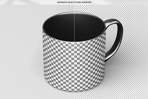 Small Ceramic Mug Mock-Up