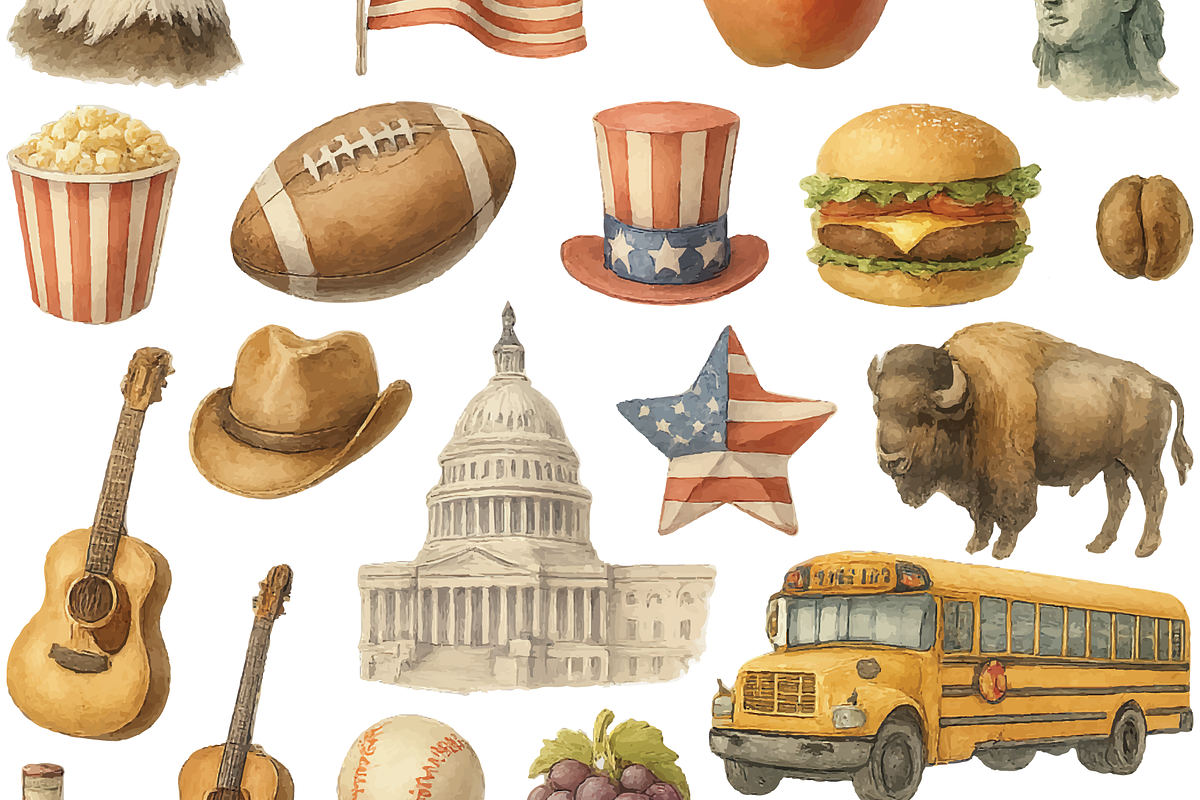 American Heritage Symbol Set, an Object Graphic by RT Studio (Photo 3 of 4)