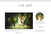 Blogger Template -Simple Grey - Jade, a Templates & Theme by BD Web Studio (Thumbnail 1 of 4)