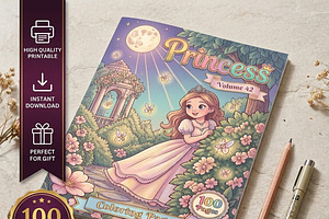 Magical Princess Coloring Book Vol42