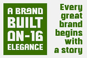 Sonbe Heavy Display, a Font by AuthenType (Thumbnail 3 of 9)
