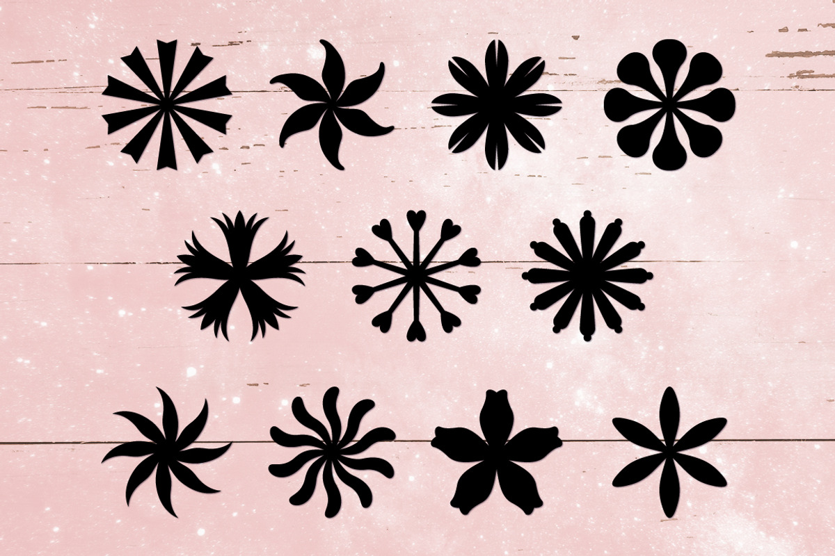 Flowers Silhouette Paper Cut, an Illustration by Digital_Craftyfox (Photo 5 of 6)
