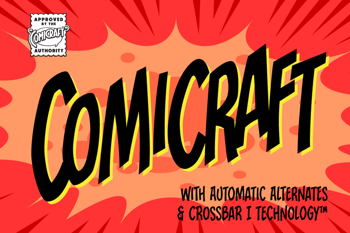 Comicraft - lively sound effect font, a Handwritten Font by Comicraft Fonts (Photo 1 of 5)