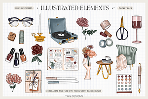 Creative Aesthetic Clip Art Bundle