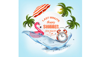 Summer vacation background