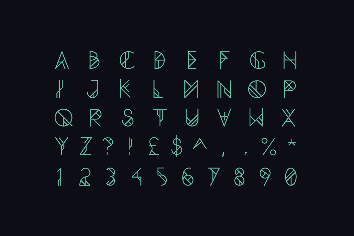 Glyph 44 | Font Bundle preview 3