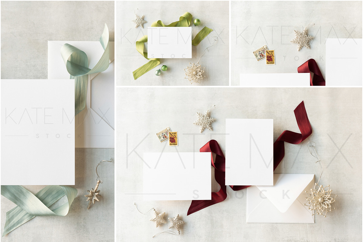 Holiday Card Mockups Stock Photo Bun, a Mockup by Styled Stock House (Photo 2 of 3)