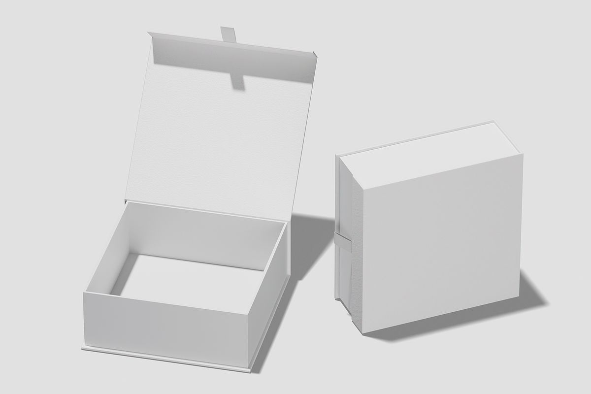 Magnetic Box Mockup, a Packaging Mockup by Permadi Creative (Photo 5 of 5)