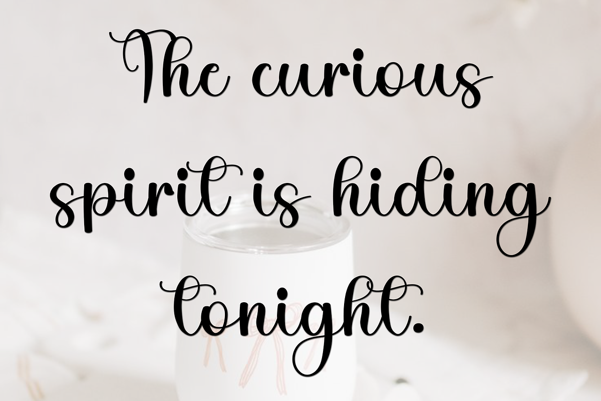 Autumn Birthday, a Handwritten Font by InermediaSTUDIO (Photo 7 of 8)