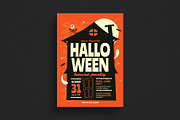 Halloween House Party Event Flyer, a Flyer Template by Guuver (Thumbnail 3 of 4)