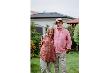 Senior couple in love posing, a Person Photo by HalfPoint