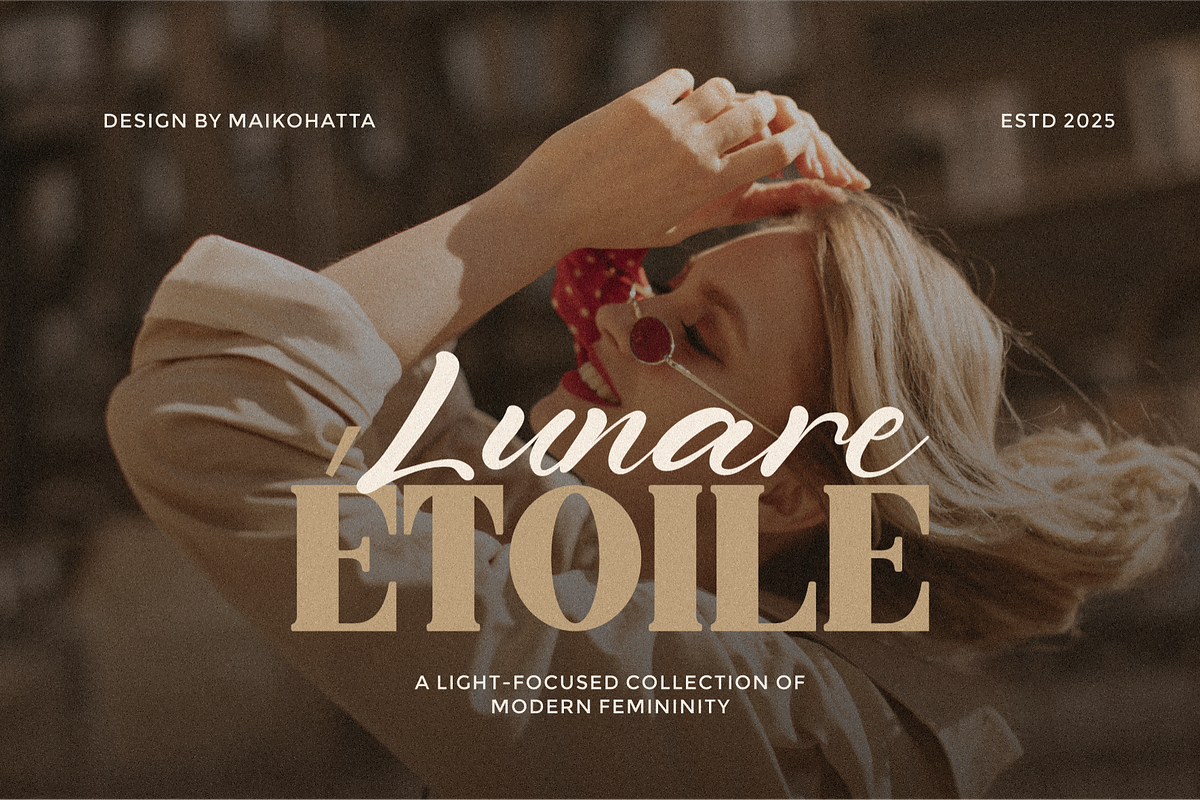 Endrip Faceo - Font Duo Typeface, a Serif Font by MaikoHatta (Photo 2 of 8)