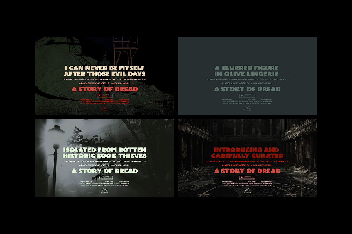 Horror Film Titles Collection, a Templates & Theme by pixelbuddha.net (Photo 8 of 26)