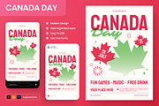 Canada Day Flyer Set, a Flyer Template by Annora Studio (Thumbnail 1 of 6)