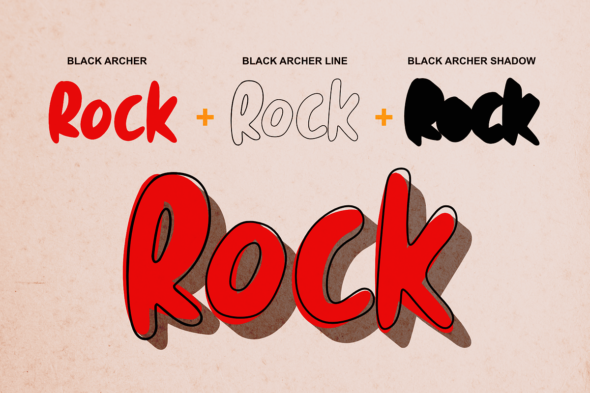 Black Archer, a Font by Dumadistyle (Photo 4 of 8)