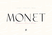 Monet - Vintage Font, a Sans Serif Font by Ivan Rosenberg (Thumbnail 1 of 10)