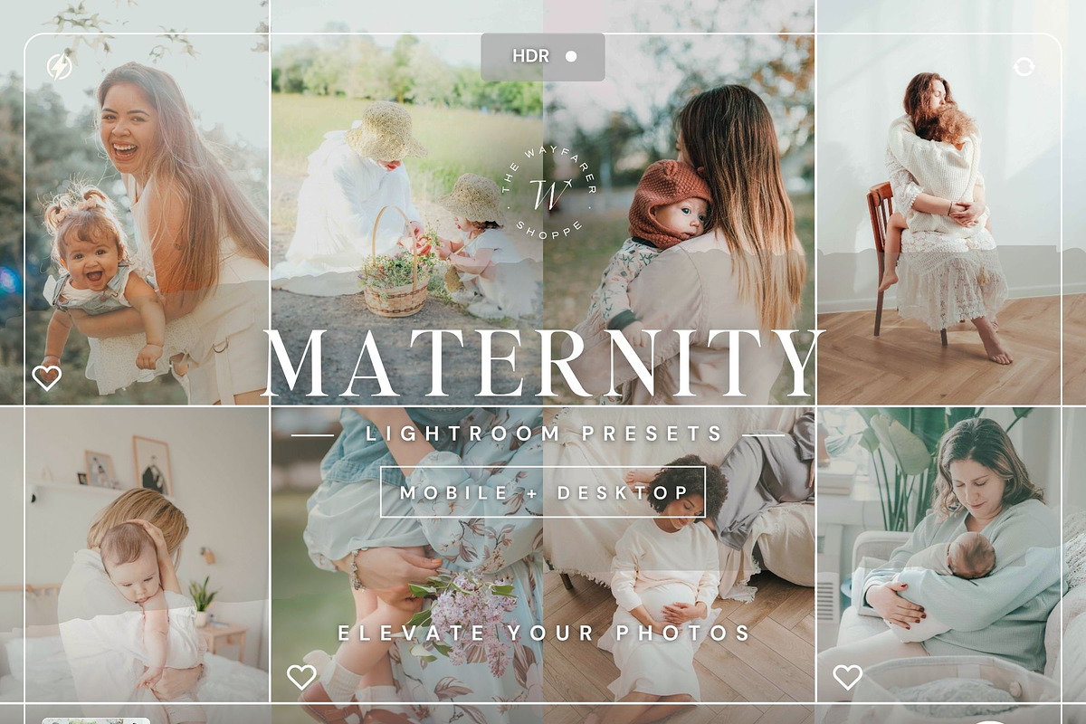 50+ Mom Lightroom Preset Bundle, a Preset Add-On by TheWayfarerShoppe (Photo 2 of 10)