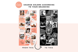 Peach Perfect Canva Instagram Puzzle