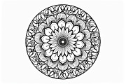 Elegant Hand-Drawn Mandala Designs B, an Object Graphic by BIPLOB EXPERT (Thumbnail 8 of 14)