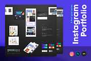 9 Part Grid - Instagram Portfolio, a Social Media Template by Milktoast (Thumbnail 1 of 4)