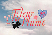 Fleur de Plume, a Script Font by Lilithcollageart (Thumbnail 8 of 9)