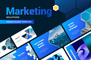Marketing Solutions Google Slides, a Presentation Template by Presentation Templates (Thumbnail 1 of 8)