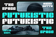 Aruesa - Modern Techno Font, a Serif Font by MaikoHatta (Thumbnail 3 of 8)