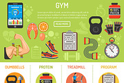 Fitness & Gym Themes, a Food Illustration by TAlex (Thumbnail 5 of 7)