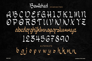 Bewitched - Gothic Script Font