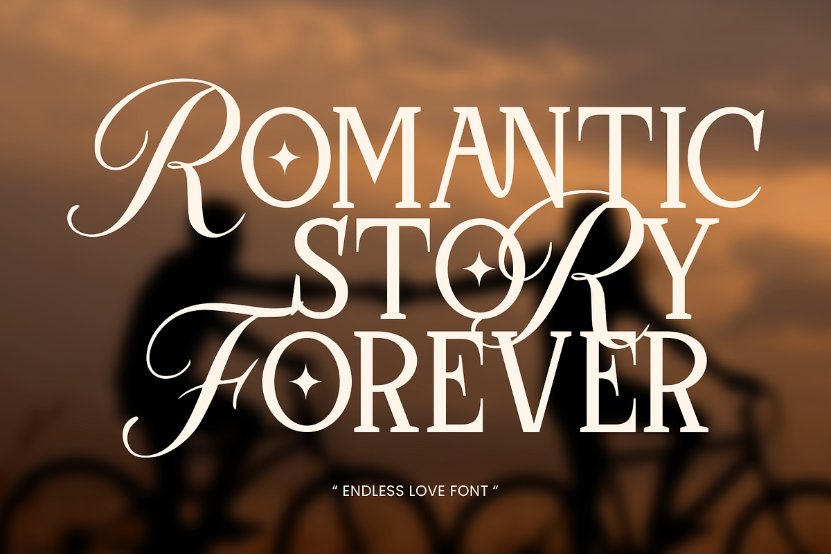 Endless Love - Romantic Font, a Serif Font by Umitype (Photo 2 of 8)