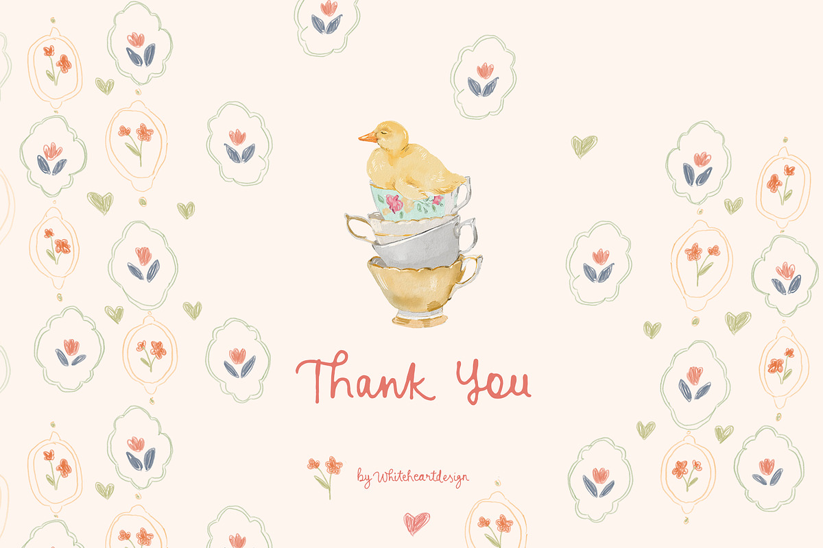 Cottagecore Clipart, Frames, Prints, a Decorative Illustration by whiteheartdesign (Photo 34 of 34)