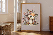 Whimsical Spring Fox Clipart, an Illustration by OK Design (Thumbnail 5 of 6)
