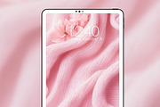 Soft Pink Knitted & Floral Phone BG, a Wallpaper Graphic by Kalindiprints (Thumbnail 6 of 6)