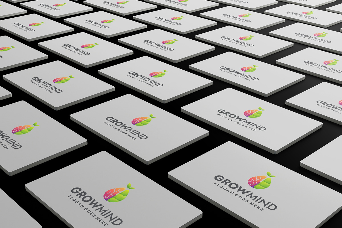 Gradient Modern Brain Leaf Puzzle, a Branding & Logo Template by Artnivora.Std (Photo 4 of 4)