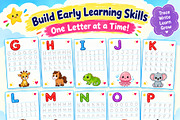 Alphabet Tracing Workbook A to Z, an Education Illustration by Mohammad Sarfaraz (Thumbnail 5 of 13)