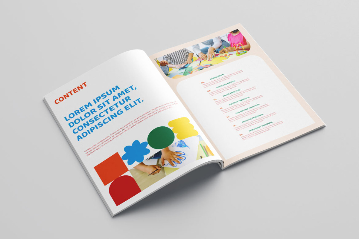 Preschool Brochure Vol.6, a Brochure Template by Bewalrus Studio (Photo 4 of 11)