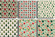 Merry & Bright Christmas Digital Pap, an Illustration by CraftArtStudio (Thumbnail 2 of 3)