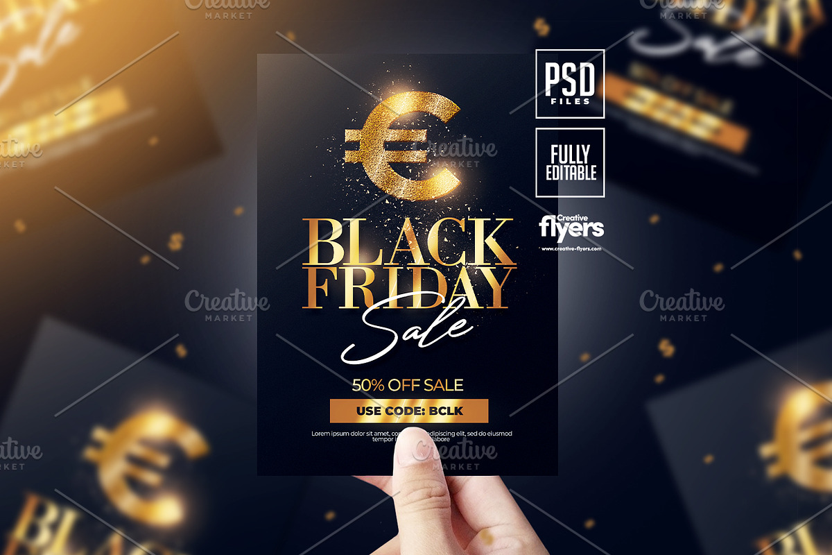 Elegant Black Friday Template, a Templates & Theme by Rome B Creation (Photo 2 of 3)