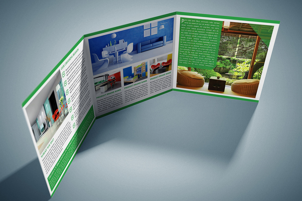 Square Trifold Corporate Brochure, a Brochure Template by Design_Fx (Photo 4 of 6)