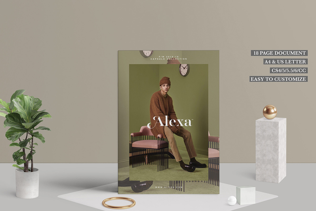Fashion Lookbook - Alexa, a Magazine Template by OpulentStu (Photo 1 of 9)
