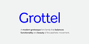 Grottel, a Sans Serif Font by Hashtag Type (Thumbnail 1 of 8)