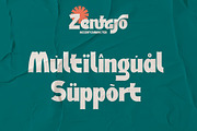 Zentaro - Retro Serif Font, a Sans Serif Font by Letterara (Thumbnail 13 of 14)