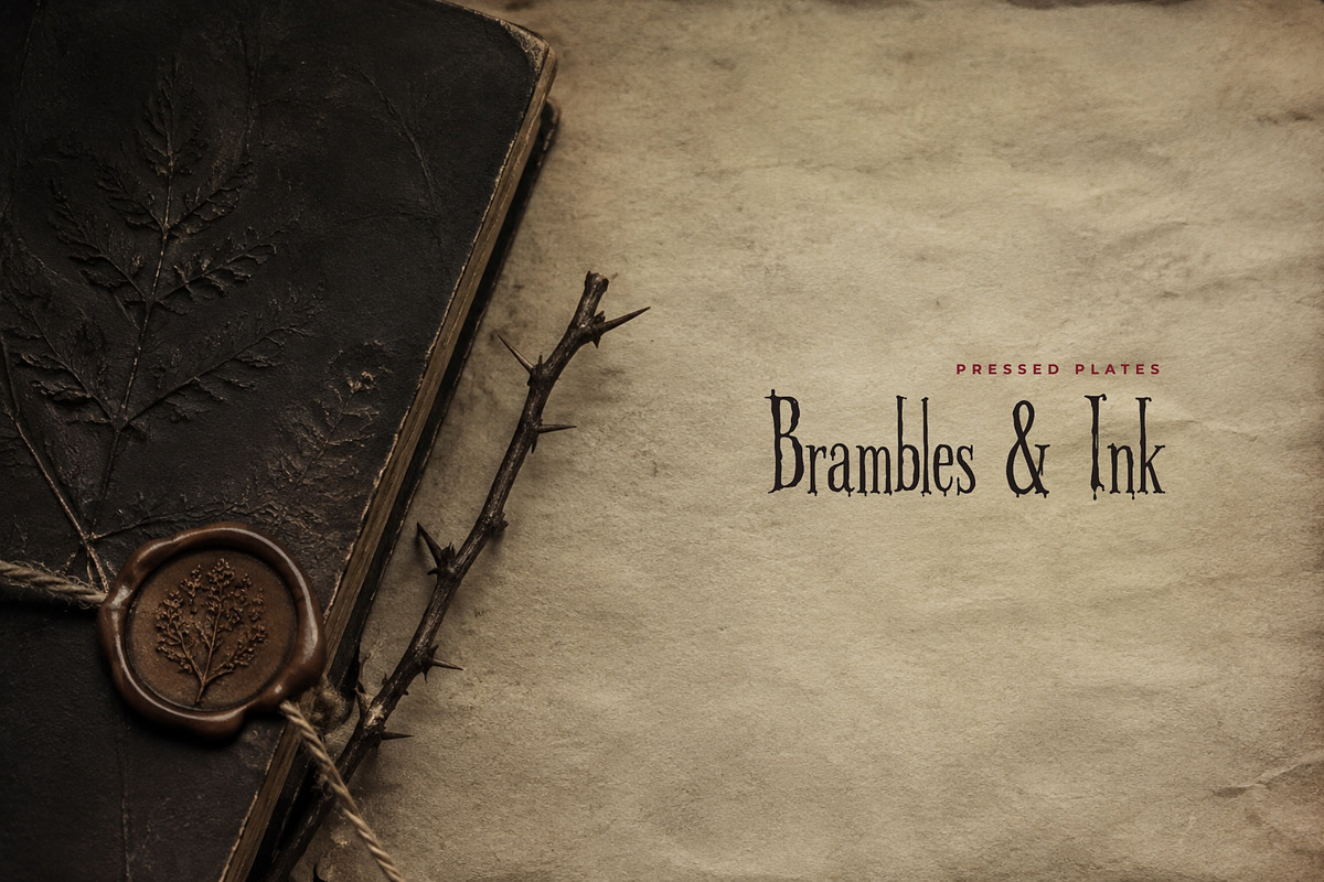 Spirebleed Gothic Botanical Font, a Serif Font by Graphic Spirit (Photo 5 of 8)