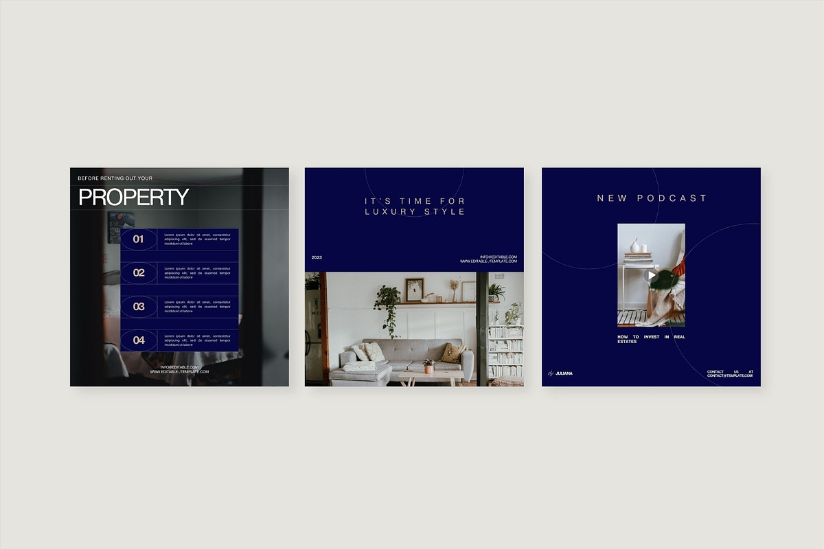Real Estate Instagram Post for Canva, a Social Media Template by Prapti Design (Photo 4 of 10)