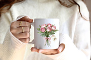 Summer Bridal Tea Party Set Clipart, an Illustration by CreationArt (Thumbnail 8 of 9)