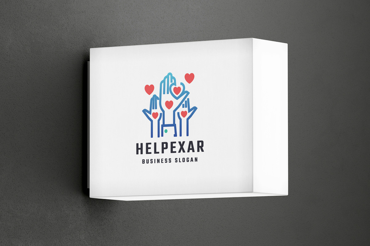 Helping Hand Charity Foundation Logo, a Branding & Logo Template by Design_Planet (Photo 7 of 7)