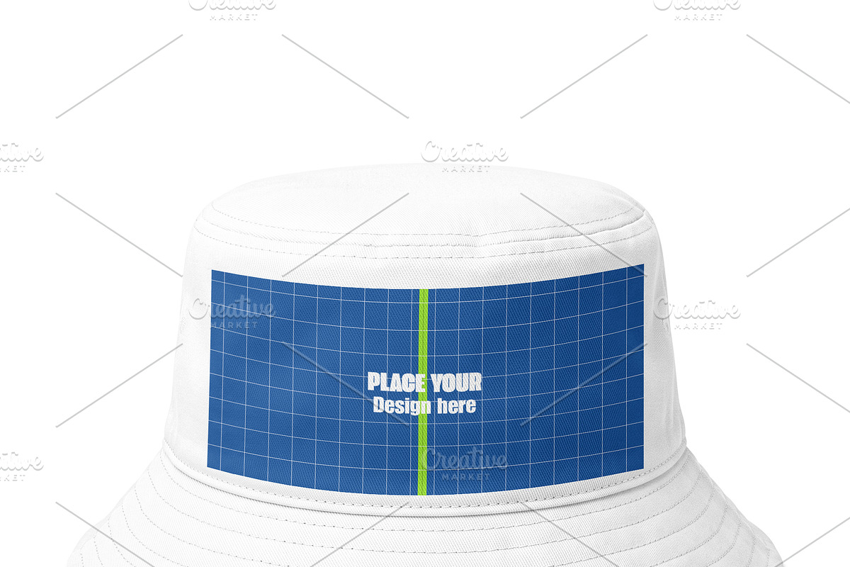 Editable Bucket Hat Mockup, a Hat Mockup by Pixel Foundry (Photo 2 of 3)