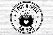 Halloween Cauldron Round Sign SVG, an Object Graphic by Layerology (Thumbnail 2 of 3)