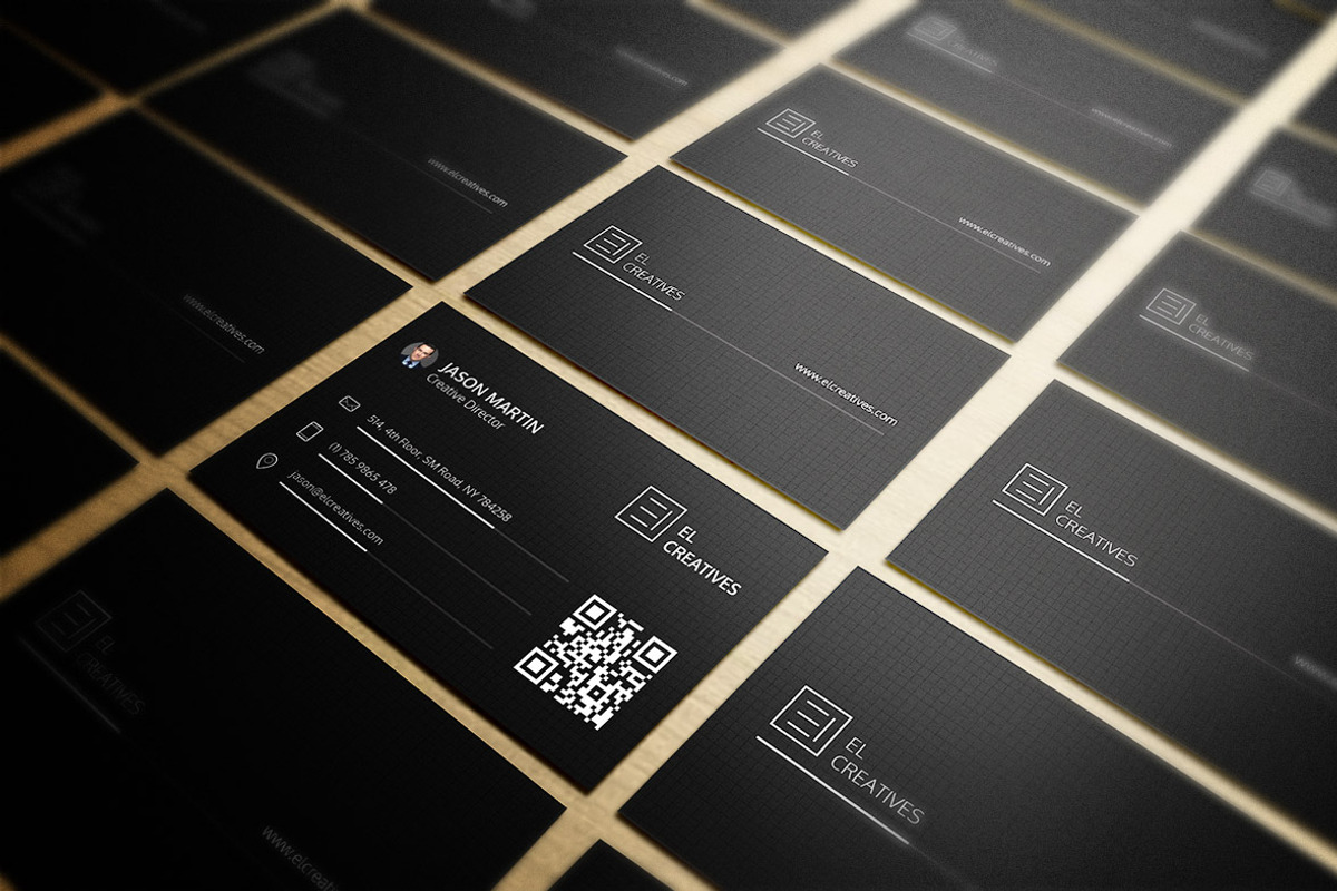 Creative Black business Card, a Business Card Template by bouncy (Photo 2 of 4)